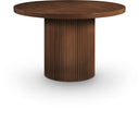 Belinda 48" Solid Wood And Oak Veneer Dining Table - Brown