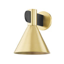 Aged Brass Cranston Wall Sconce 8.5" x 10.5" by Hudson Valley
