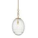 Aged Brass Venice Pendant 12" by Hudson Valley