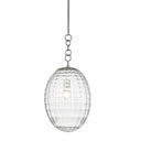 Polished Nickel Venice Pendant 12" by Hudson Valley