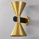 Aged Brass Cranston Wall Sconce 8.5" x 16.25" by Hudson Valley, view 2