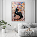 Stallion at the Library
