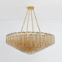 Aged Brass Watertown Chandelier 46" by Hudson Valley, view 3