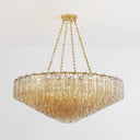 Aged Brass Watertown Chandelier 46" by Hudson Valley, view 2