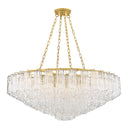 Aged Brass Watertown Chandelier 46" by Hudson Valley
