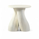 Talence Aluminium End Table - Cream