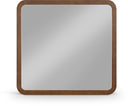 Giada Solid Wood And Veneer Mirror - Brown Burl