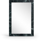 Pavia Genuine Genuine Marble Frame Mirror - Green