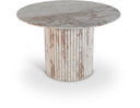 Genoa 48" Marble Dining Table - Breccia