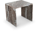 Vernazza Genuine Marble End / Side Table - Brown