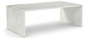 Vernazza Genuine Marble Coffee Table - White
