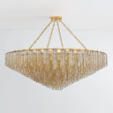 Aged Brass Watertown Chandelier 59.5" by Hudson Valley, view 2