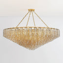 Aged Brass Watertown Chandelier 59.5" by Hudson Valley, view 3