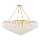 Aged Brass Watertown Chandelier 59.5" by Hudson Valley
