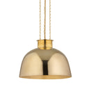 Vintage Brass Perseus Pendant 30" by Corbett Lighting, view 3