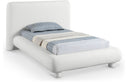 Blair Fabric Upholstered Twin Bed - Cream