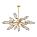 Vintage Brass Cordoba Chandelier 52" by Corbett Lighting, view 2