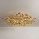 Vintage Gold Leaf Menorca Semi Flush 50" by Corbett Lighting