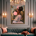 Roses and Rebellion - With Diamond Dust™ and Glitter by Oliver Gal