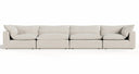 Garman - Modern Light Grey Modular Sectional Sofa