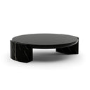 Overlap Round Cocktail Table Dark