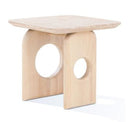 Osaka - Modern Faux Marble + Natural Ash Dining Table