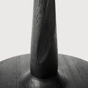 Oak Black Torsion Dining Table
