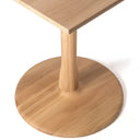 Square Oak Torsion dining table