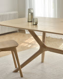 Oak X Dining Table