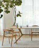 Oak X Dining Table