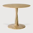 Oak Torsion Lounge Table