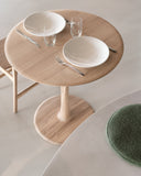 Oak Torsion Lounge Table