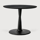 Oak Black Torsion Lounge Table