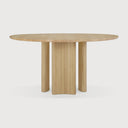 Round Oak Roller Max Dining Table