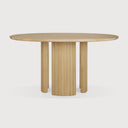 Round Oak Roller Max Dining Table