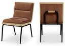 Viceroy Fabric Upholstered Dining Chair - Cognac