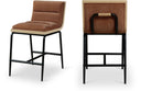 Viceroy Fabric Upholstered Counter Stool - Cognac