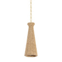 Vintage Gold Leaf Tallman Pendant 8" by Hudson Valley