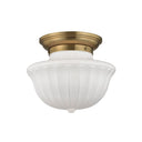Aged Brass Dutchess Flush Mount 12" by Hudson Valley