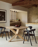 Oak Circle Dining Table