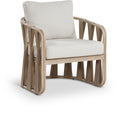 San Pietro Water Resilient Fabric Upholstered Outdoor Patio Chair - Beige