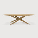 Oval Natural Mikado Dining Table