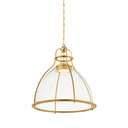 Aged Brass Airmont Pendant 19.5" by Hudson Valley