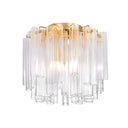 Vintage Gold Leaf Varenna Semi Flush 34" by Corbett Lighting, view 5