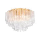 Vintage Gold Leaf Varenna Semi Flush 20" by Corbett Lighting, view 5