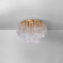 Vintage Gold Leaf Varenna Semi Flush 34" by Corbett Lighting, view 2