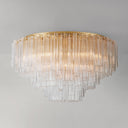 Vintage Gold Leaf Varenna Semi Flush 48" by Corbett Lighting