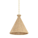 Vintage Gold Leaf Tallman Pendant 20" by Hudson Valley