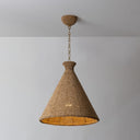 Vintage Gold Leaf Tallman Pendant 20" by Hudson Valley, view 7