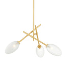 Aged Brass Alberton Chandelier 31.25" by Hudson Valley